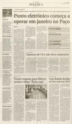 Jornal de Jundiaí - 20/11/2009