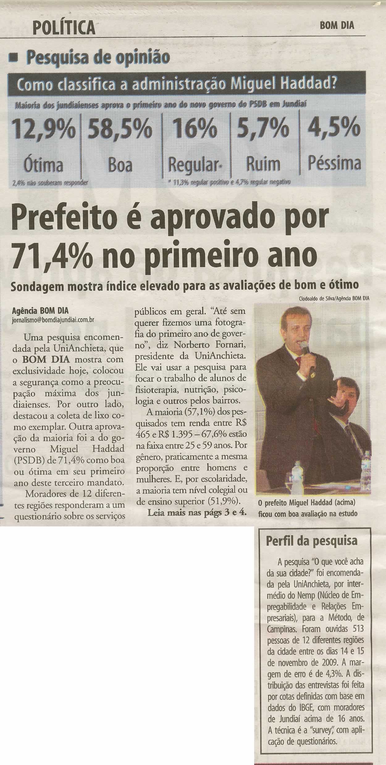 Bom Dia Jundiaí - 29/11/2009