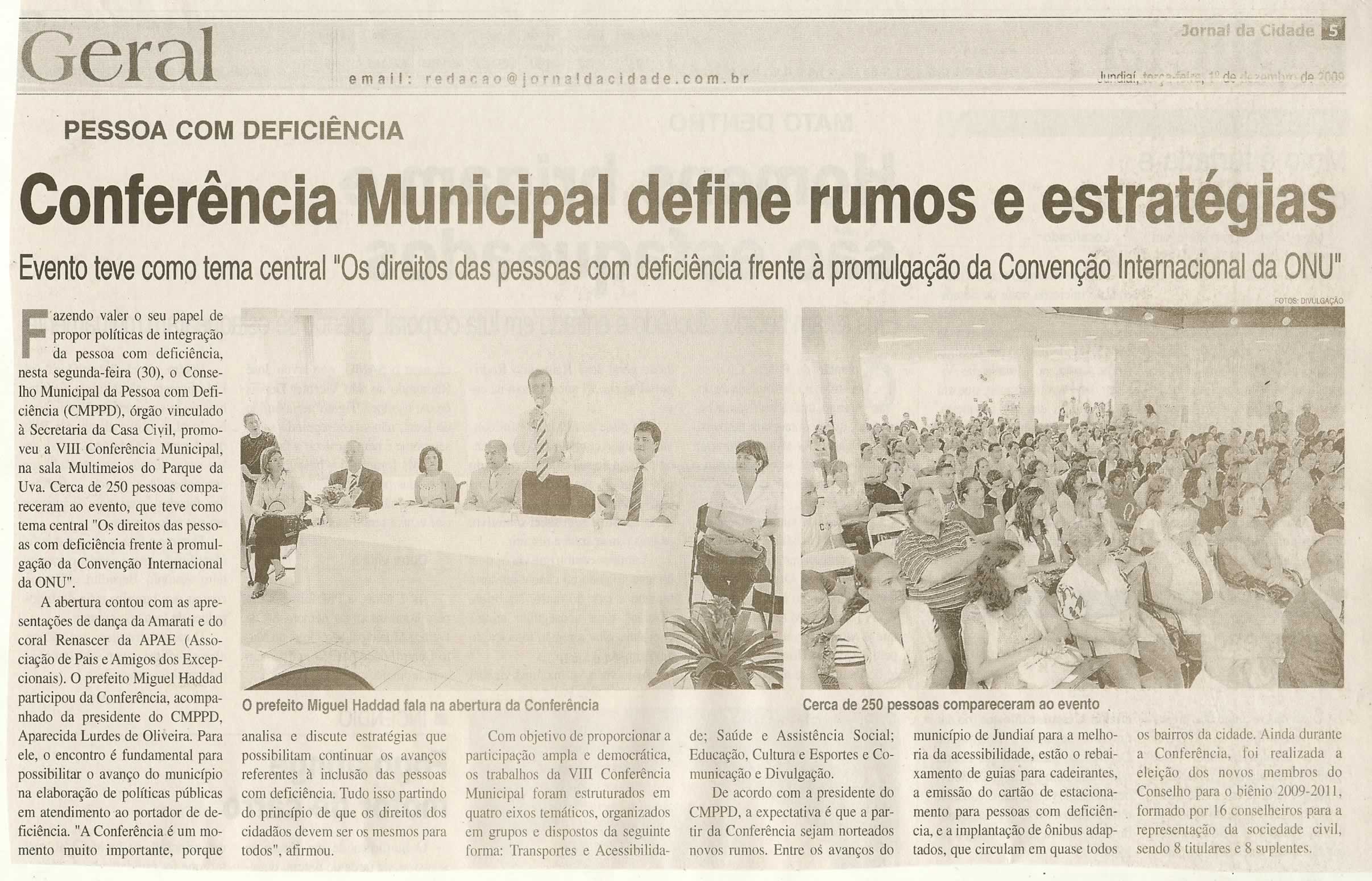 Jornal da Cidade - 01/12/2009