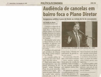 Bom Dia Jundiaí - 09/12/2009