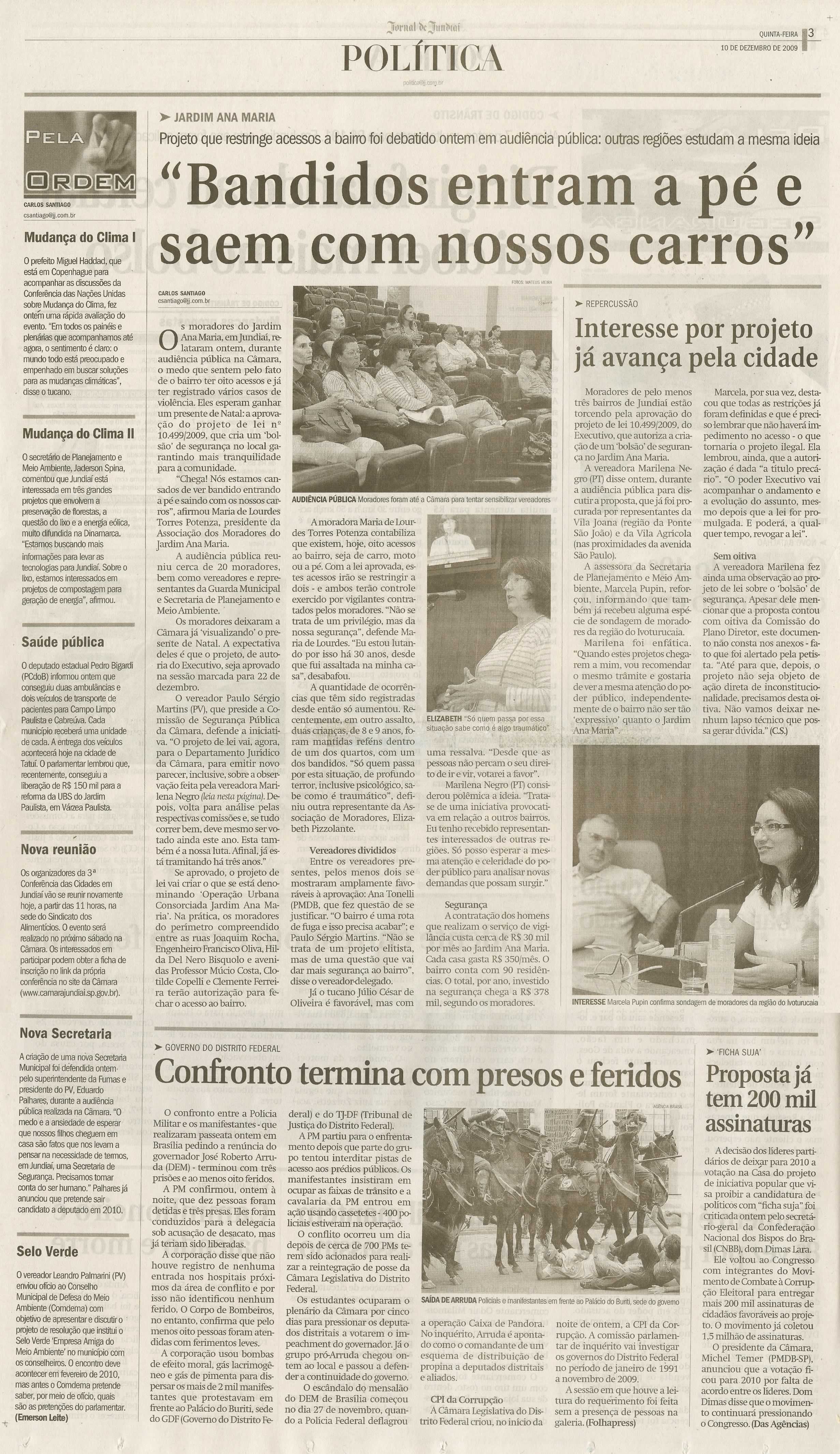 Jornal de Jundiaí - 10/12/2009