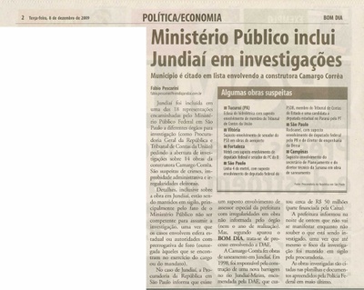 Bom Dia Jundiaí - 08/12/2009