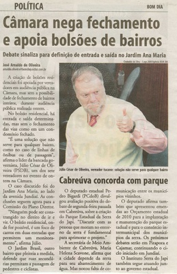 Bom Dia Jundiaí - 10/12/2009