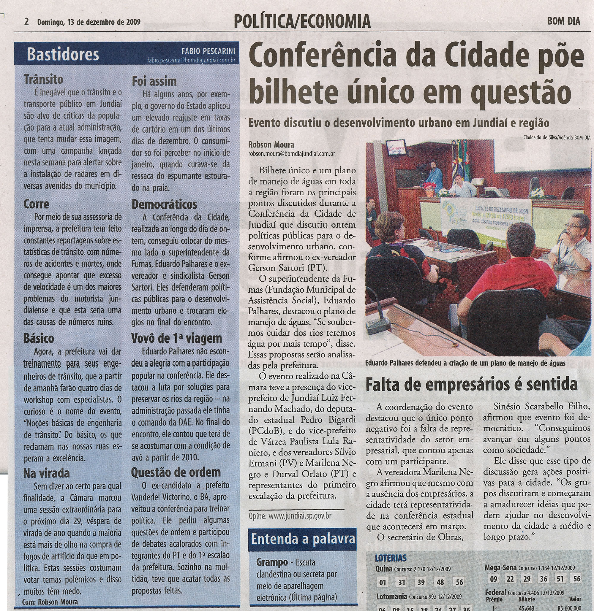 Bom Dia Jundiaí - 13/12/2009