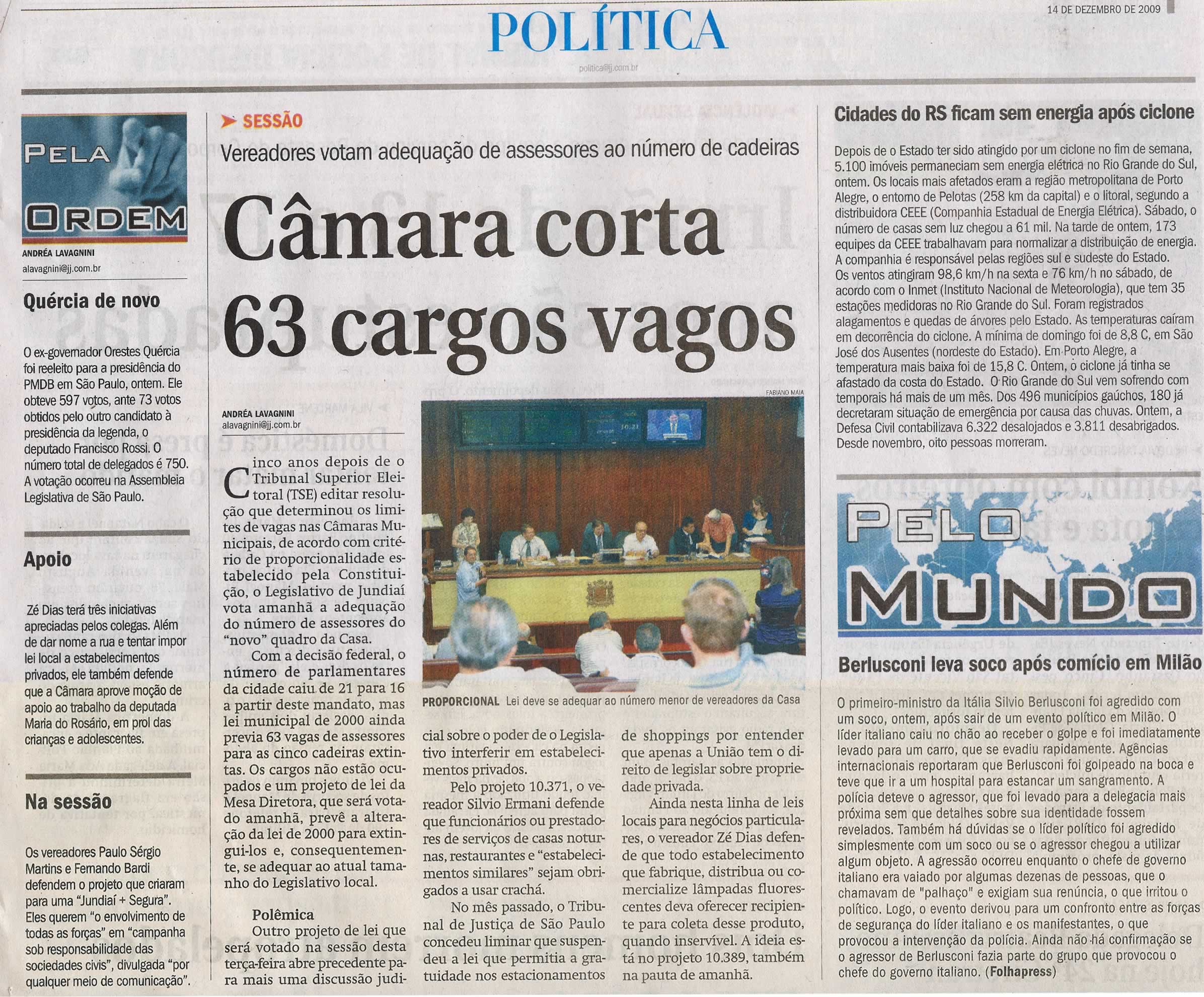 Jornal de Jundiaí - 14/12/2009