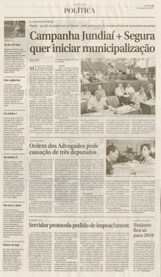 Jornal de Jundiaí - 15/12/2009