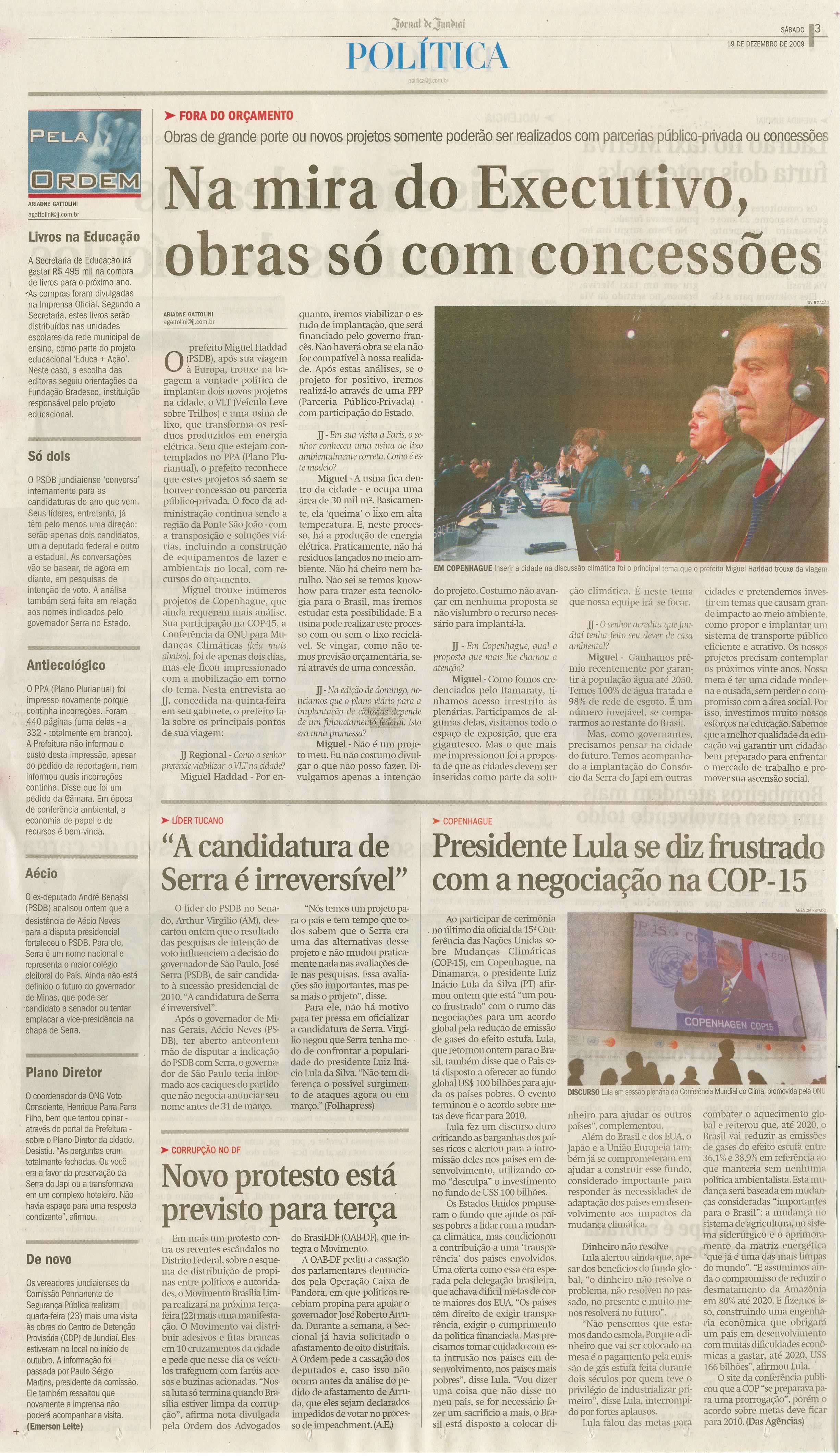 Jornal de Jundiaí - 19/12/2009