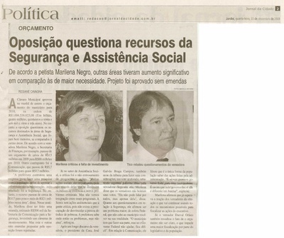 Jornal da Cidade - 23/12/2009