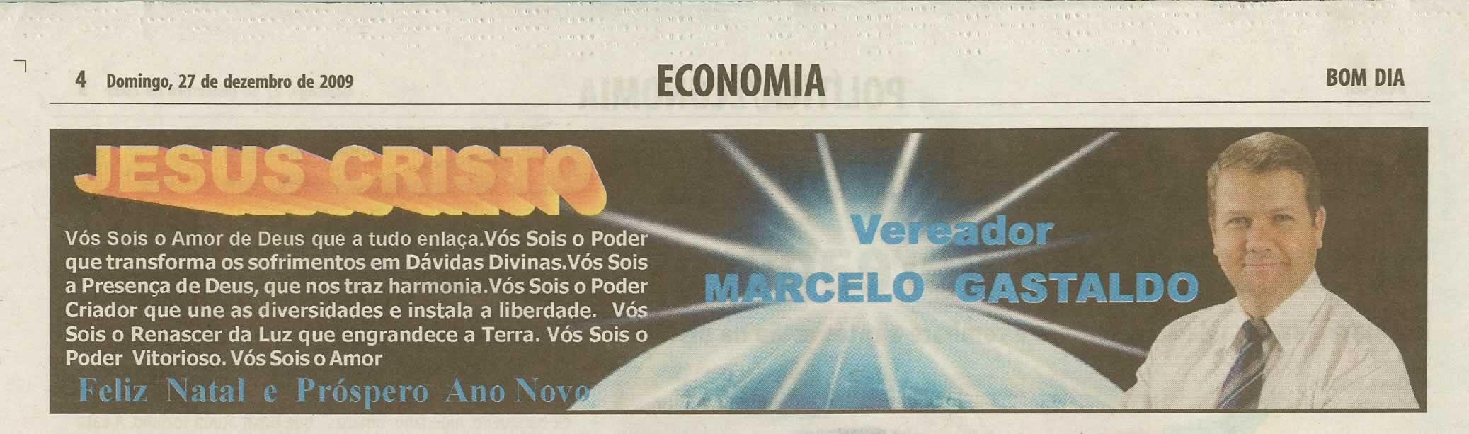 Bom Dia Jundiaí - 27/12/2009