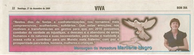 Bom Dia Jundiaí - 27/12/2009