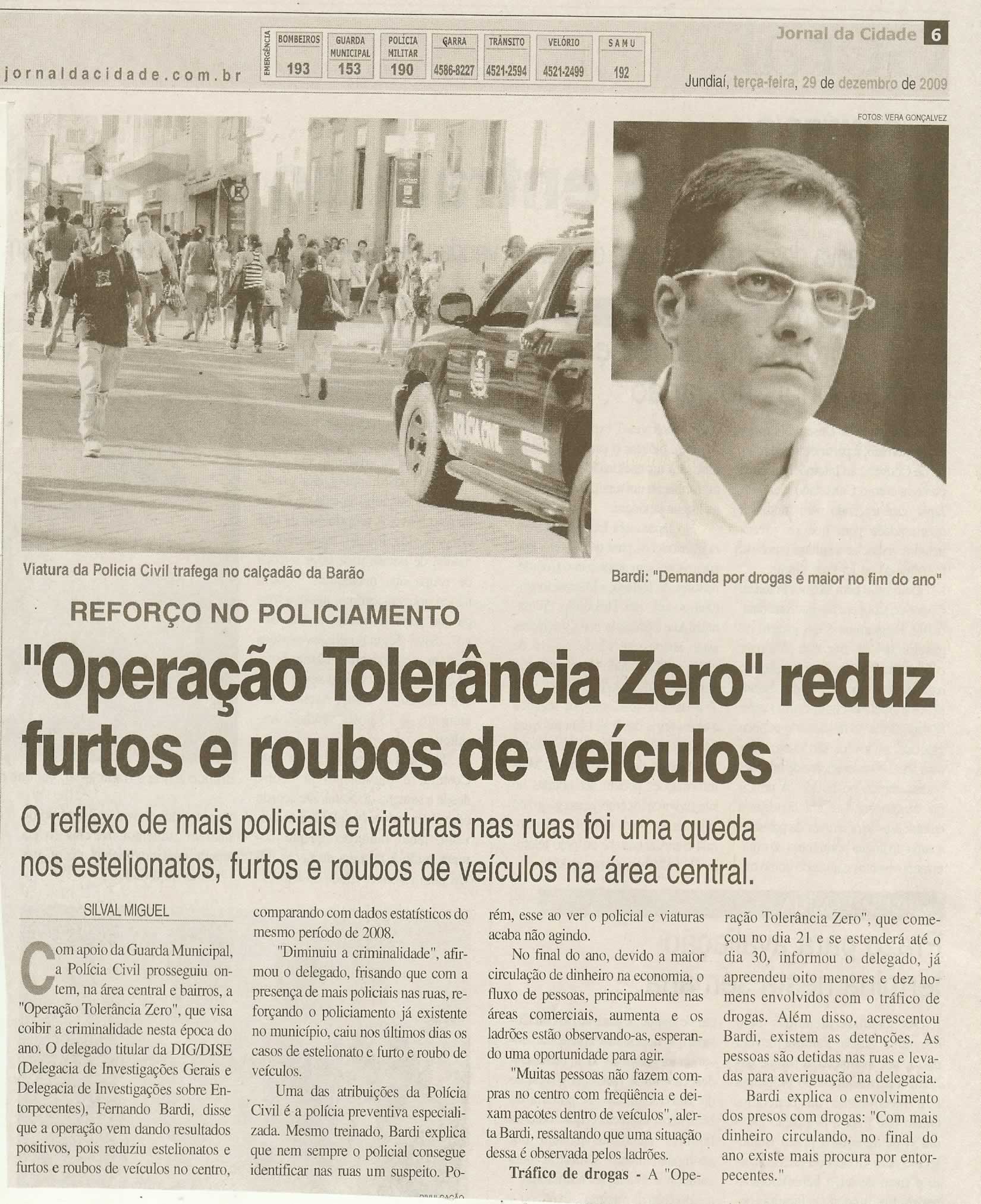 Jornal da Cidade - 29/12/2009
