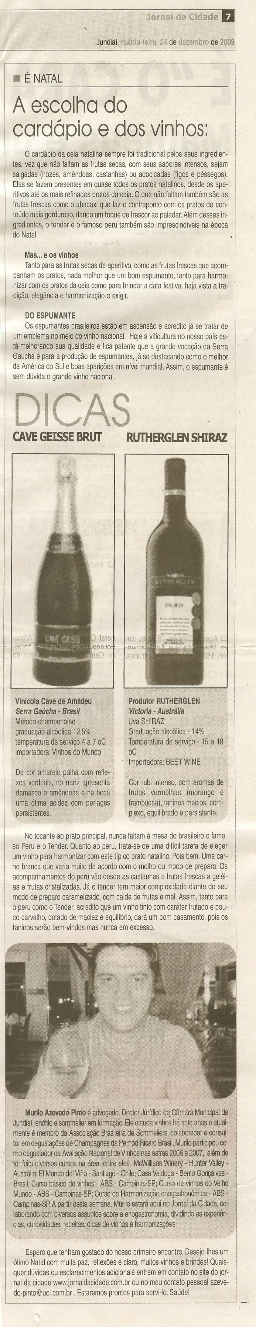 Jornal da Cidade - 24/12/2009