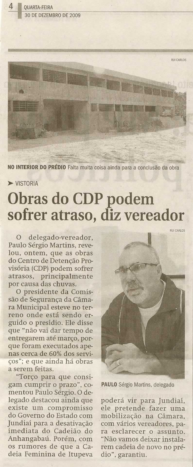 Jornal de Jundiaí - 30/12/2009