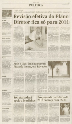 Jornal de Jundiaí - 05/01/2010