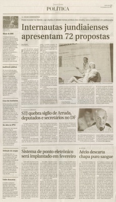 Jornal de Jundiaí - 13/01/2010