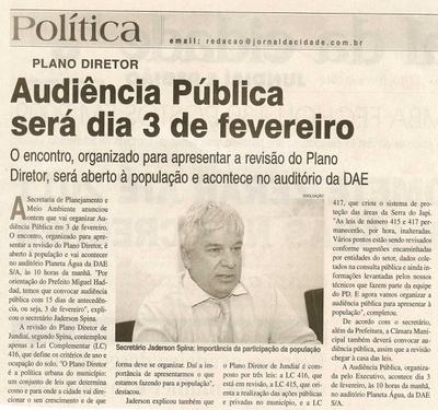Jornal da Cidade - 19/01/2010