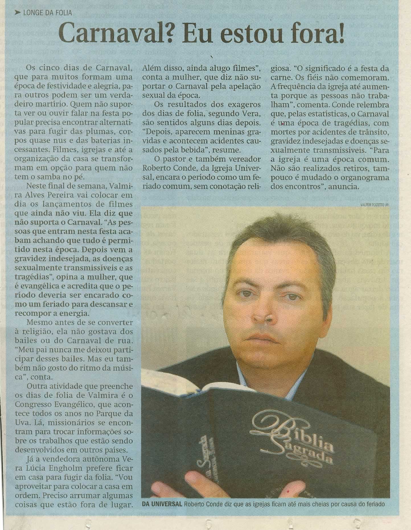 Jornal de Jundiaí - 14/02/2010