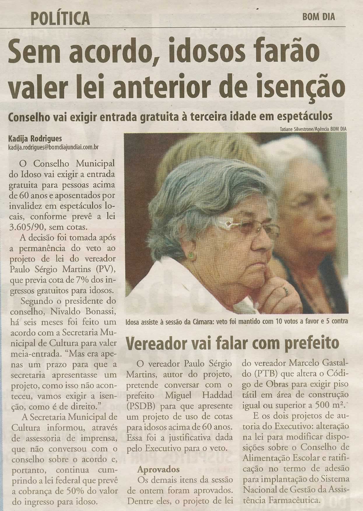 Bom Dia Jundiaí - 24/02/2010