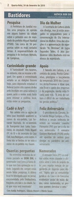 Bom Dia Jundiaí - 24/02/2010