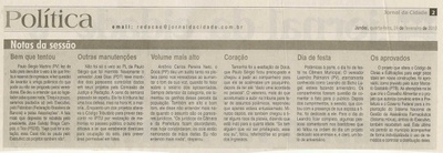 Jornal da Cidade - 24/02/2010