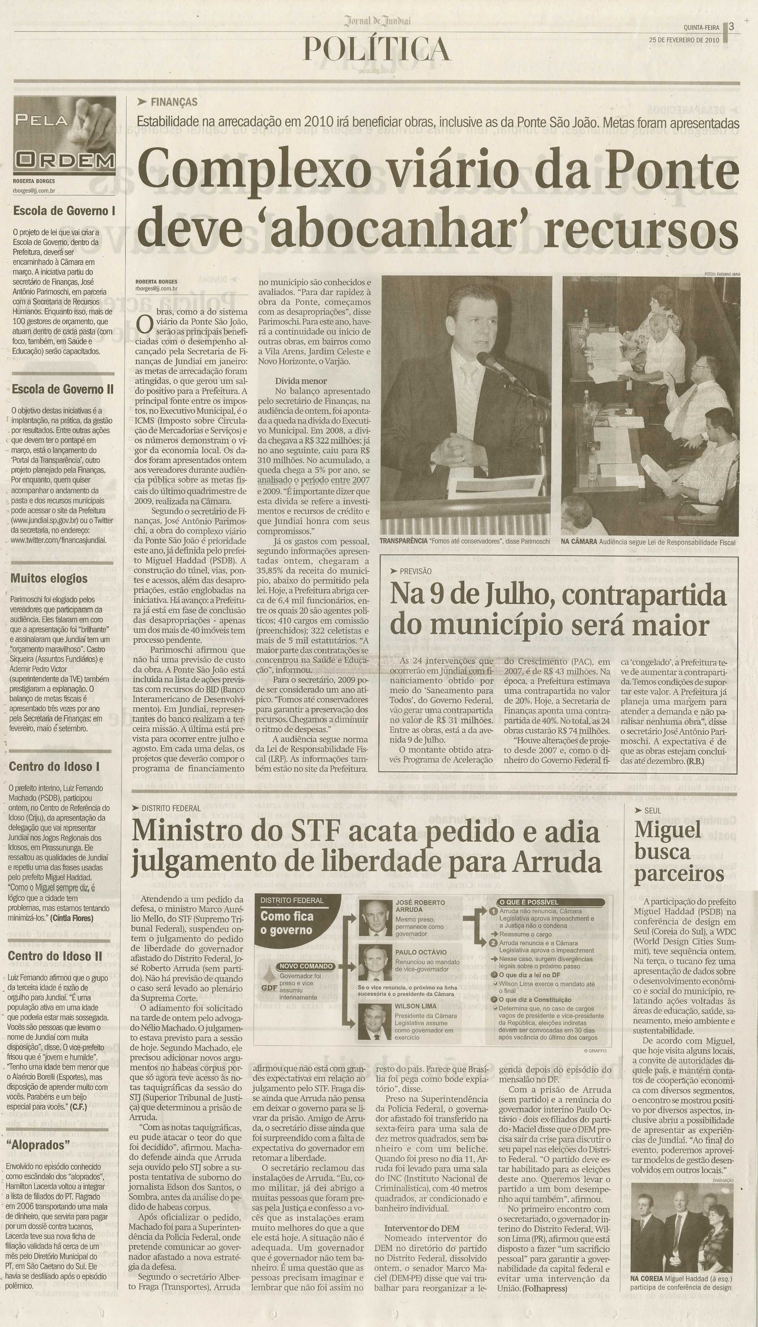 Jornal de Jundiaí - 25/02/2010