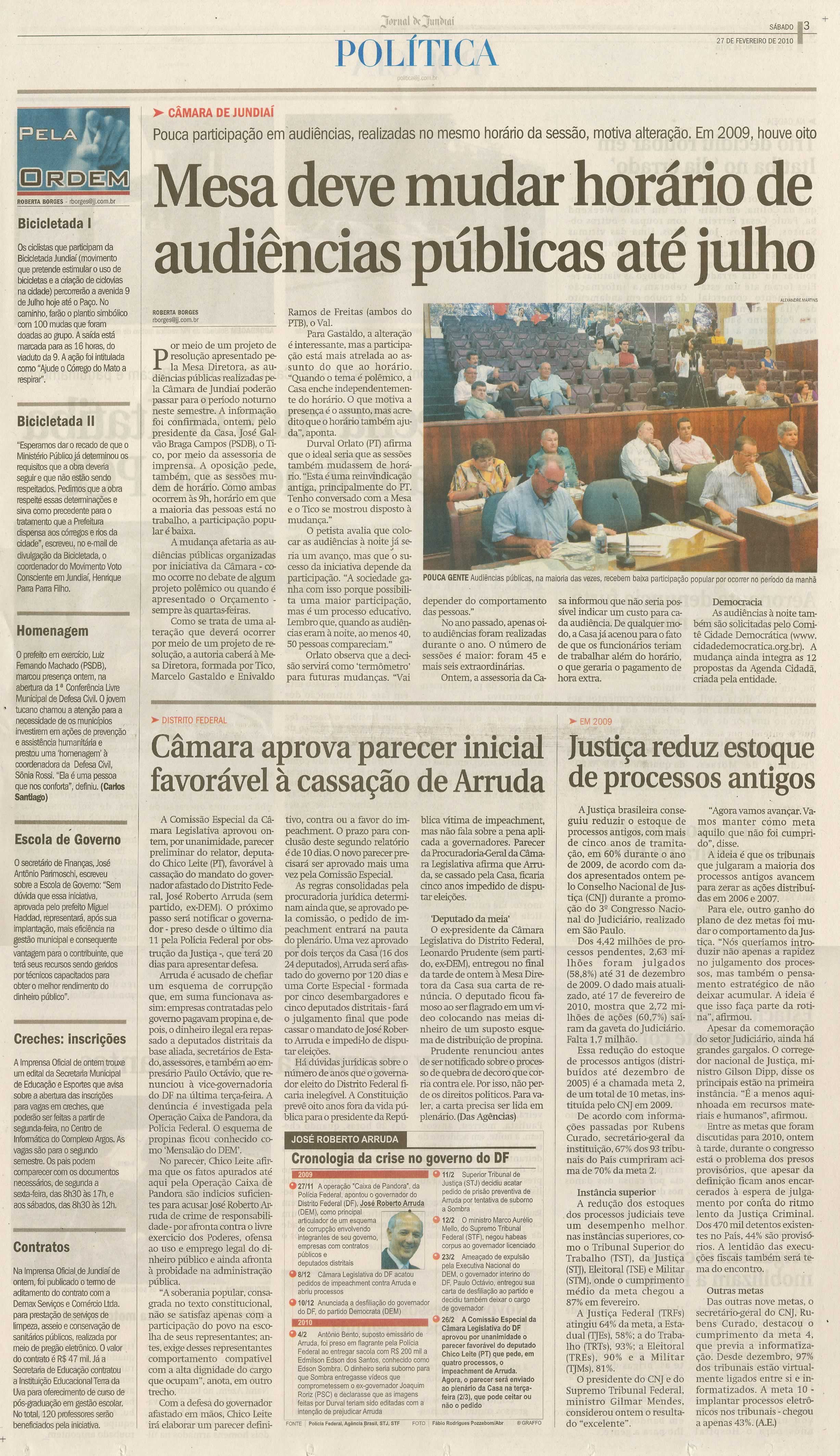 Jornal de Jundiaí - 27/02/2010