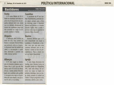 Bom Dia Jundiaí - 28/02/2010