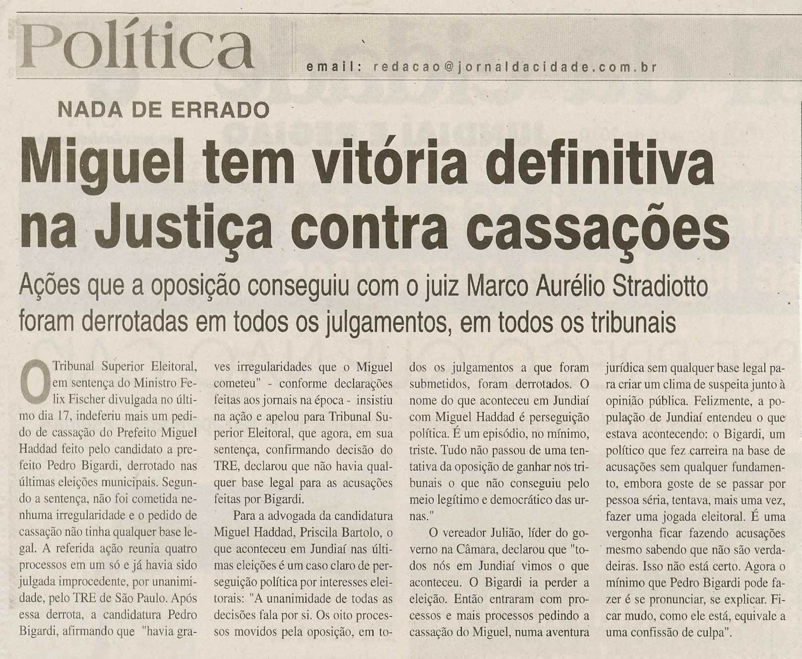 Jornal da Cidade - 02/03/2010