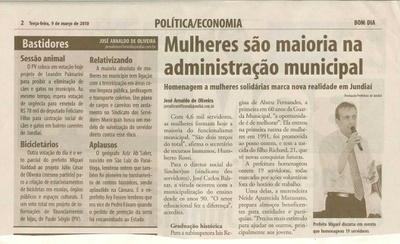 Bom Dia Jundiaí - 09/03/2010