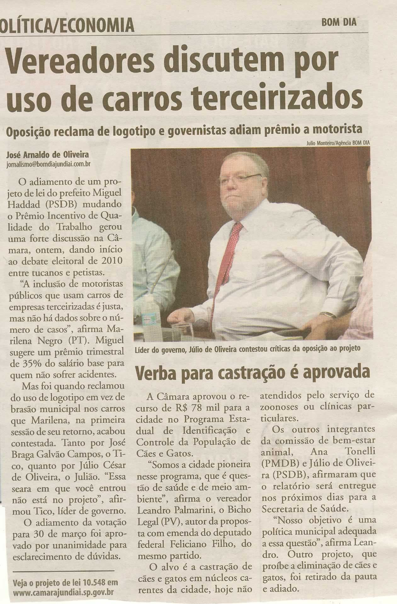 Bom Dia Jundiaí - 10/03/2010