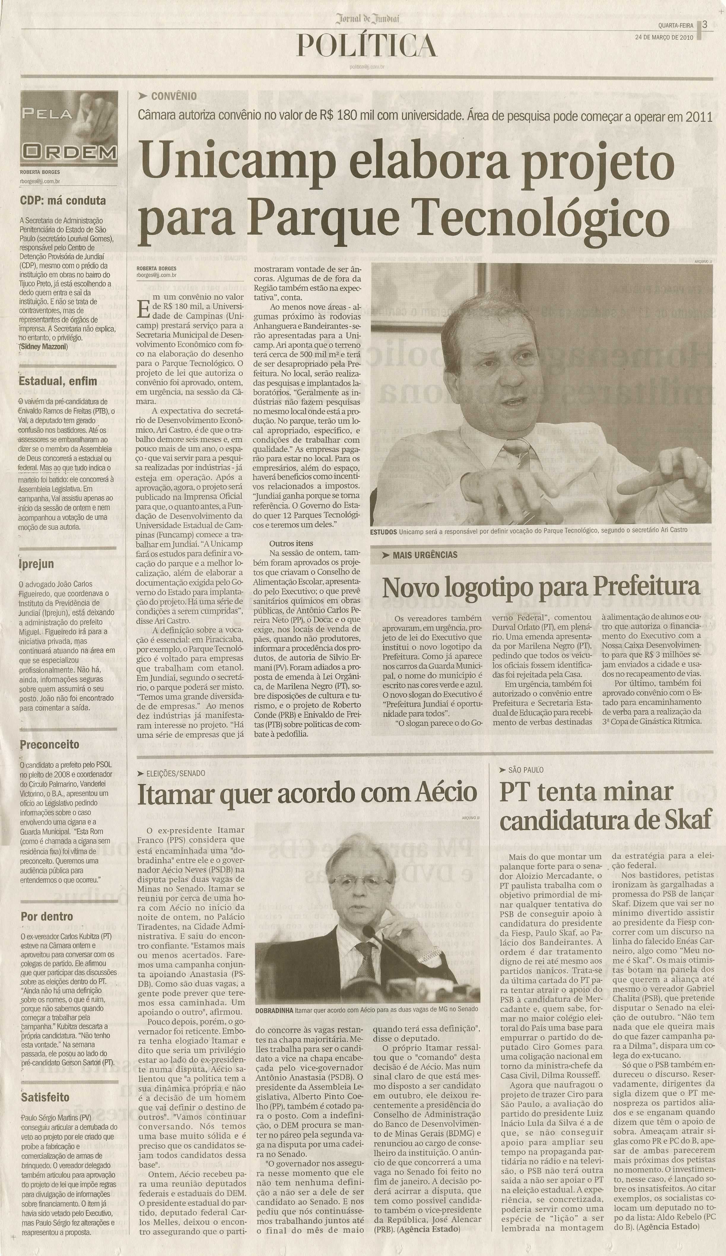 Jornal de Jundiaí - 24/03/2010