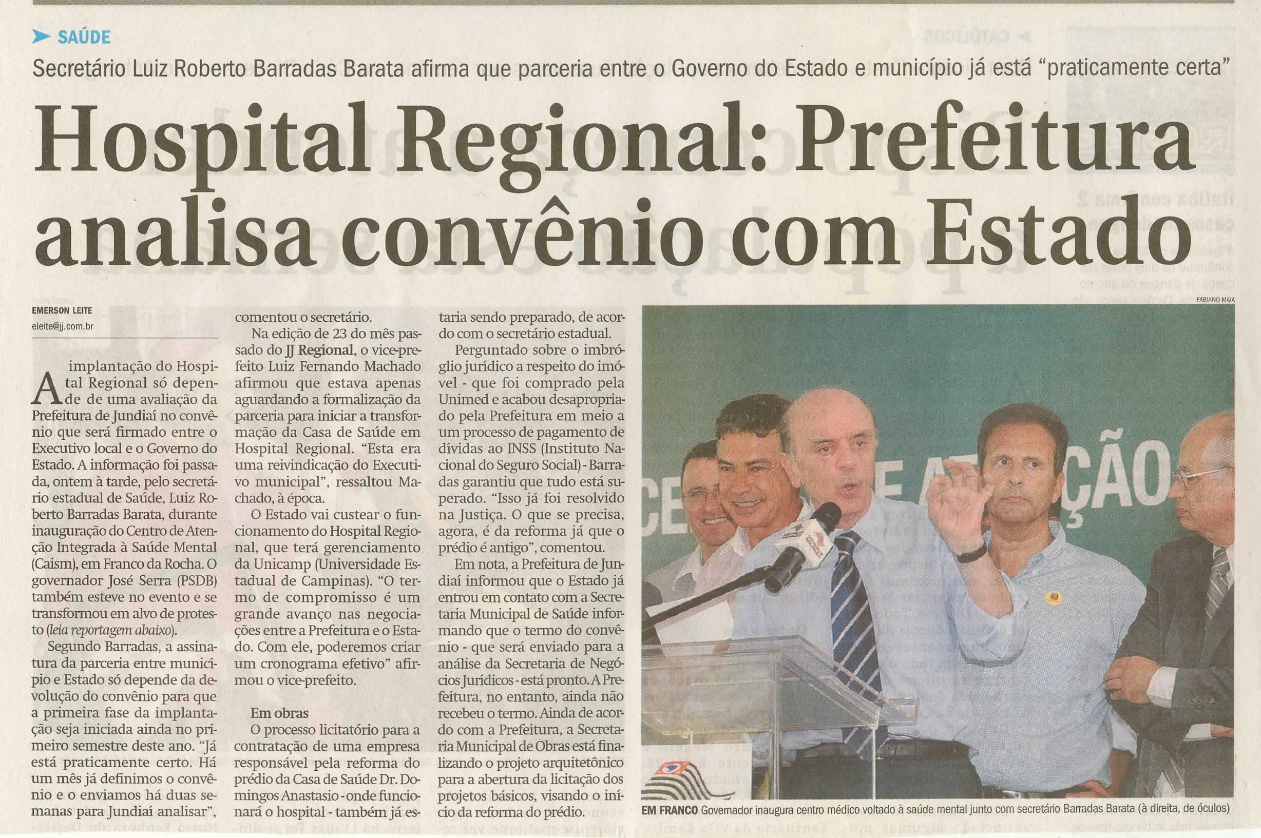 Jornal de Jundiaí - 25/03/2010
