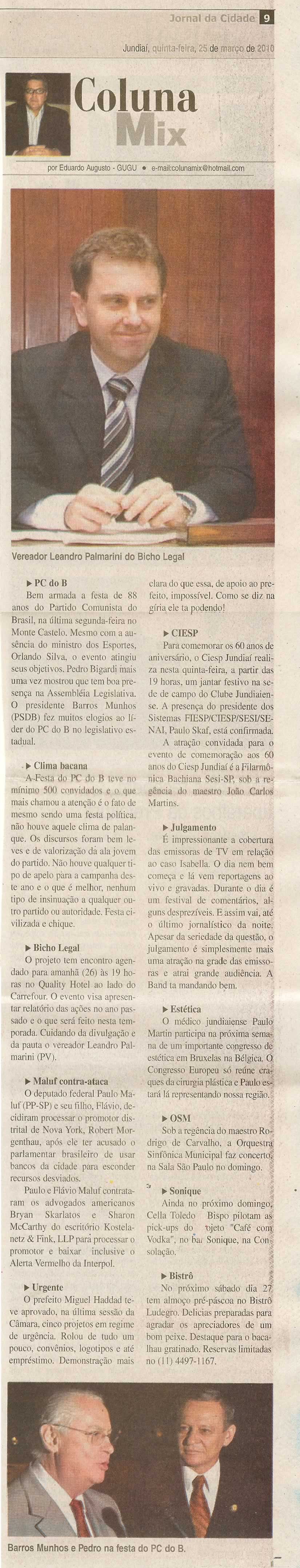Jornal da Cidade - 25/03/2010
