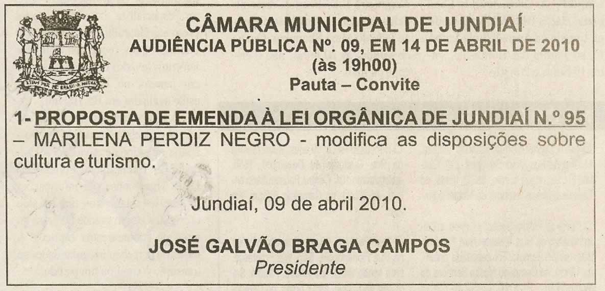Jornal da Cidade - 10/04/2010