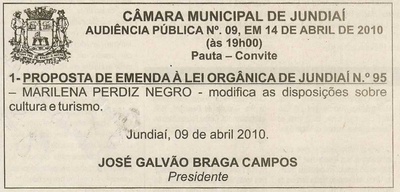 Jornal da Cidade - 10/04/2010