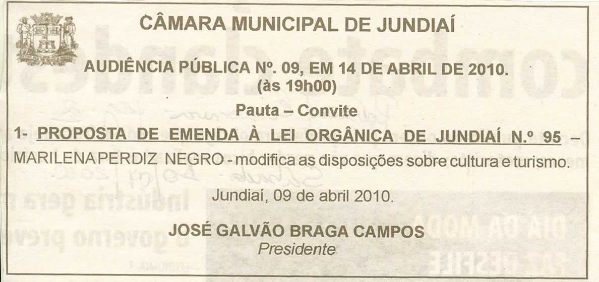 Bom Dia Jundiaí - 10/04/2010