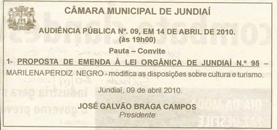 Bom Dia Jundiaí - 10/04/2010
