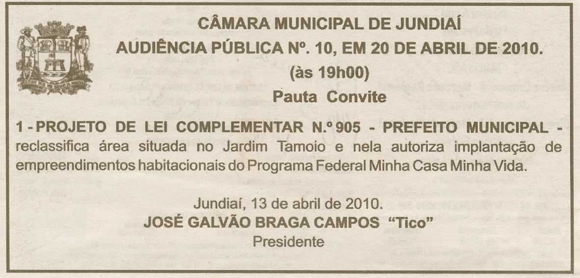 Bom Dia Jundiaí - 17/04/2010