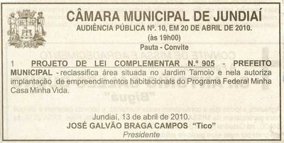 Jornal de Jundiaí - 17/04/2010
