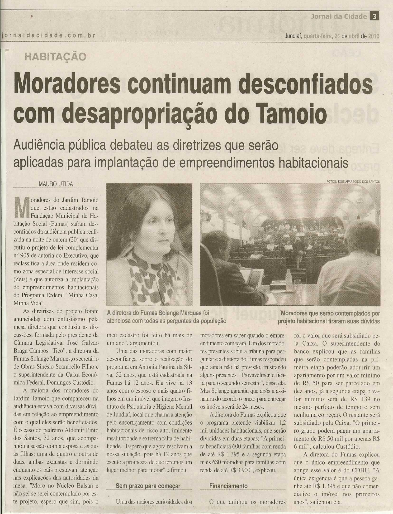 Jornal da Cidade - 21/04/2010