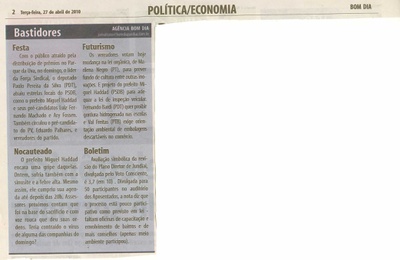Bom Dia Jundiaí - 27/04/2010