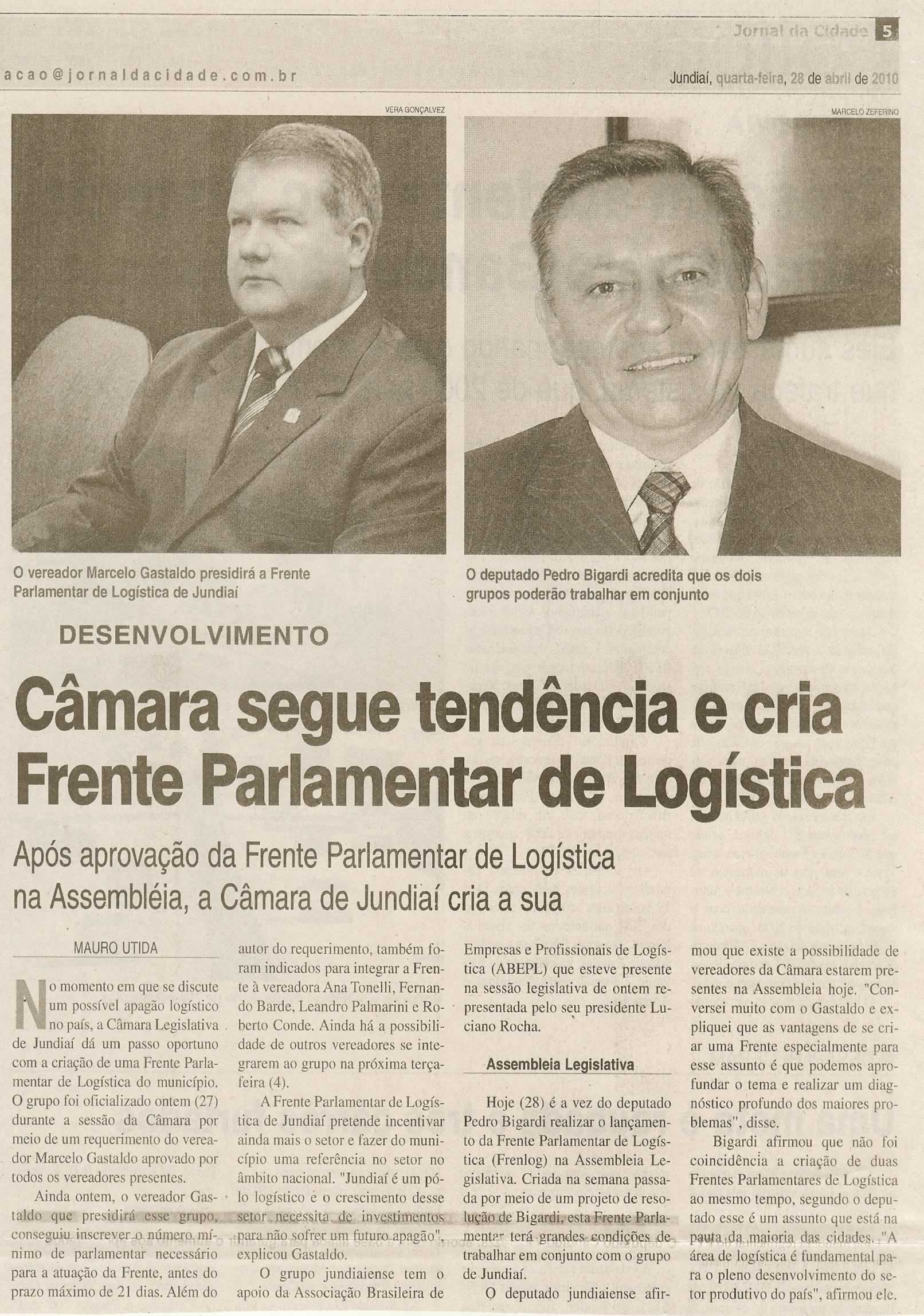 Jornal da Cidade - 28/04/2010