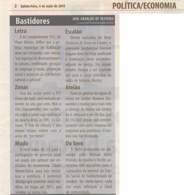 Bom Dia Jundiaí - 06/05/2010