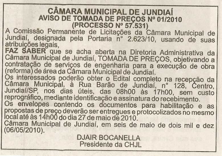 Jornal da Cidade - 08/05/2010