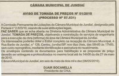 Bom Dia Jundiaí - 08/05/2010