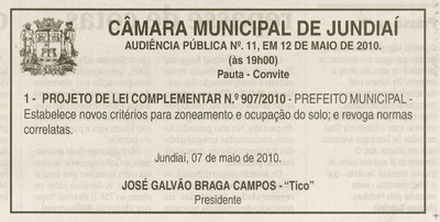 Jornal de Jundiaí - 08/05/2010