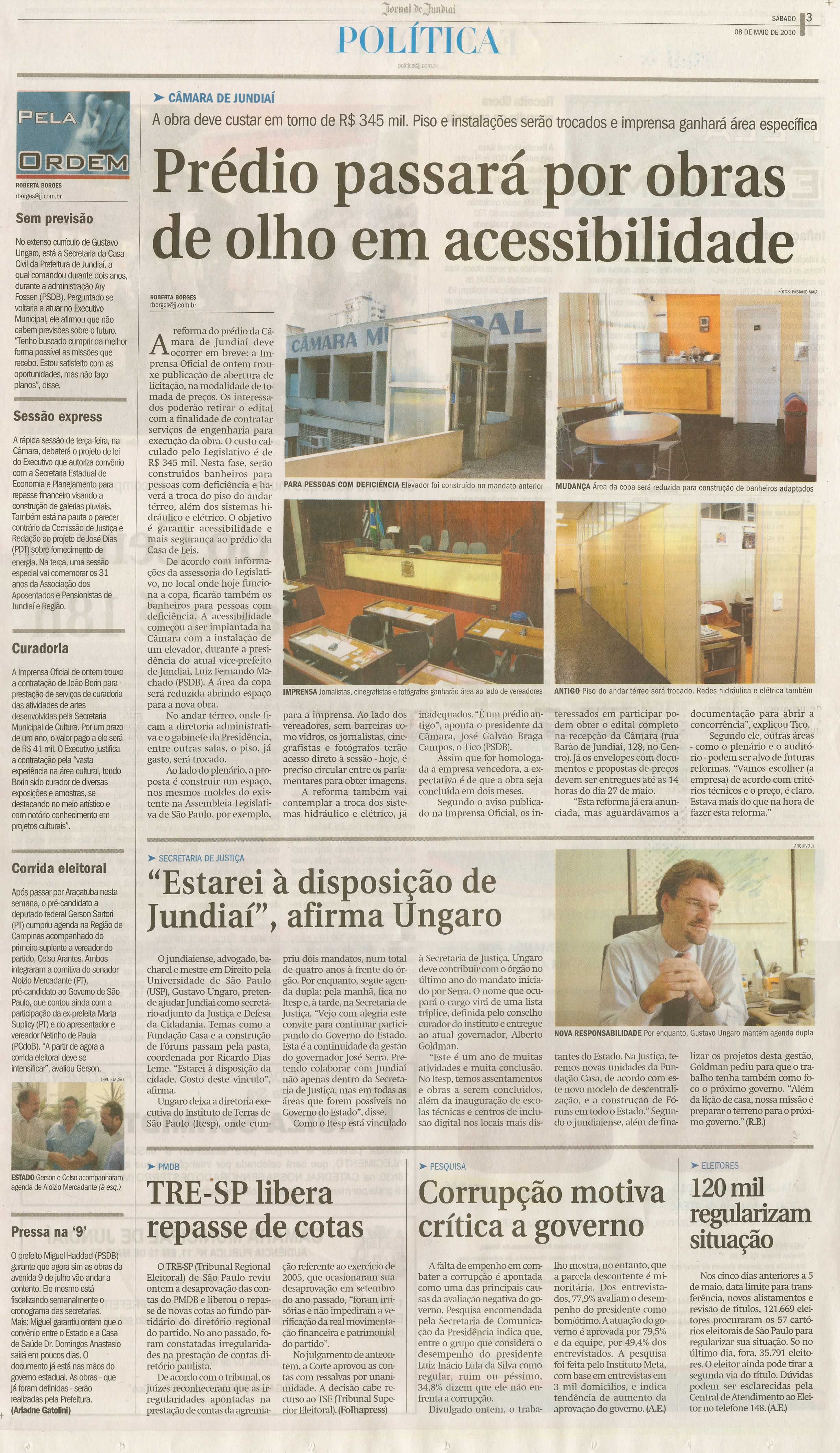 Jornal de Jundiaí - 08/05/2010