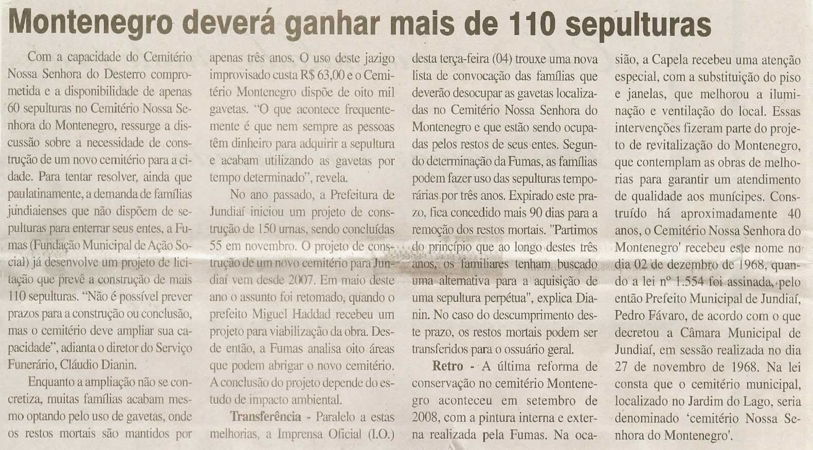 Jornal da Cidade - 09/05/2010