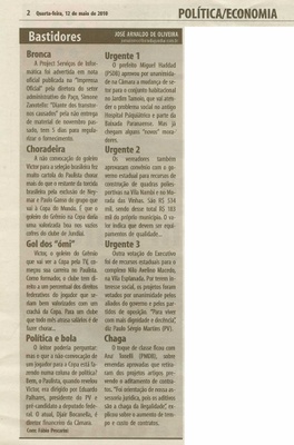Bom Dia Jundiaí - 12/05/2010