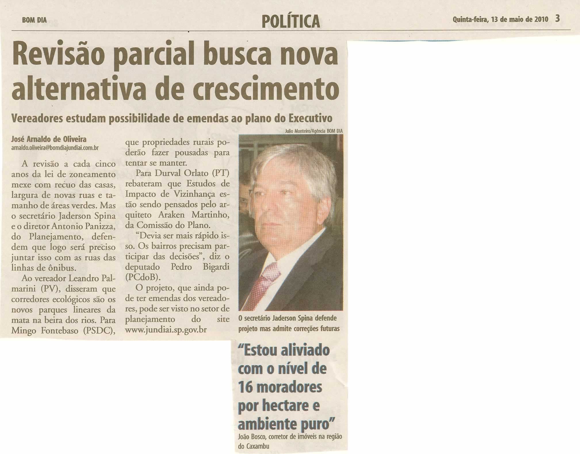 Bom Dia Jundiaí - 13/05/2010